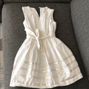 Girls Crewcuts white dress size 7